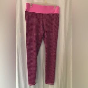 Pink and Black Leggings